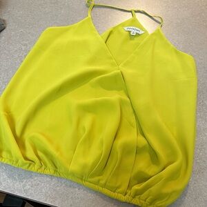 A New Day Women's Yellow Sleeveless Top